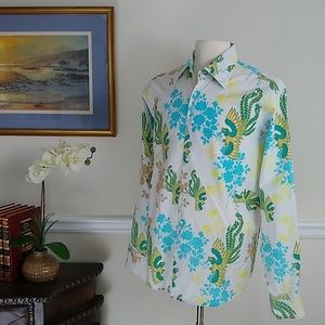 Ben Sherman XXL Long Sleeve Roll Tab Shirt Dragon